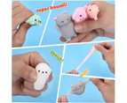 Cute Mini Animal Squishies Kawaii Mochi Squeeze Toys Stretch Stress Squishy