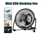Mini USB Desk Fan Small Quiet Personal Cooler USB Powered Portable Table Fan