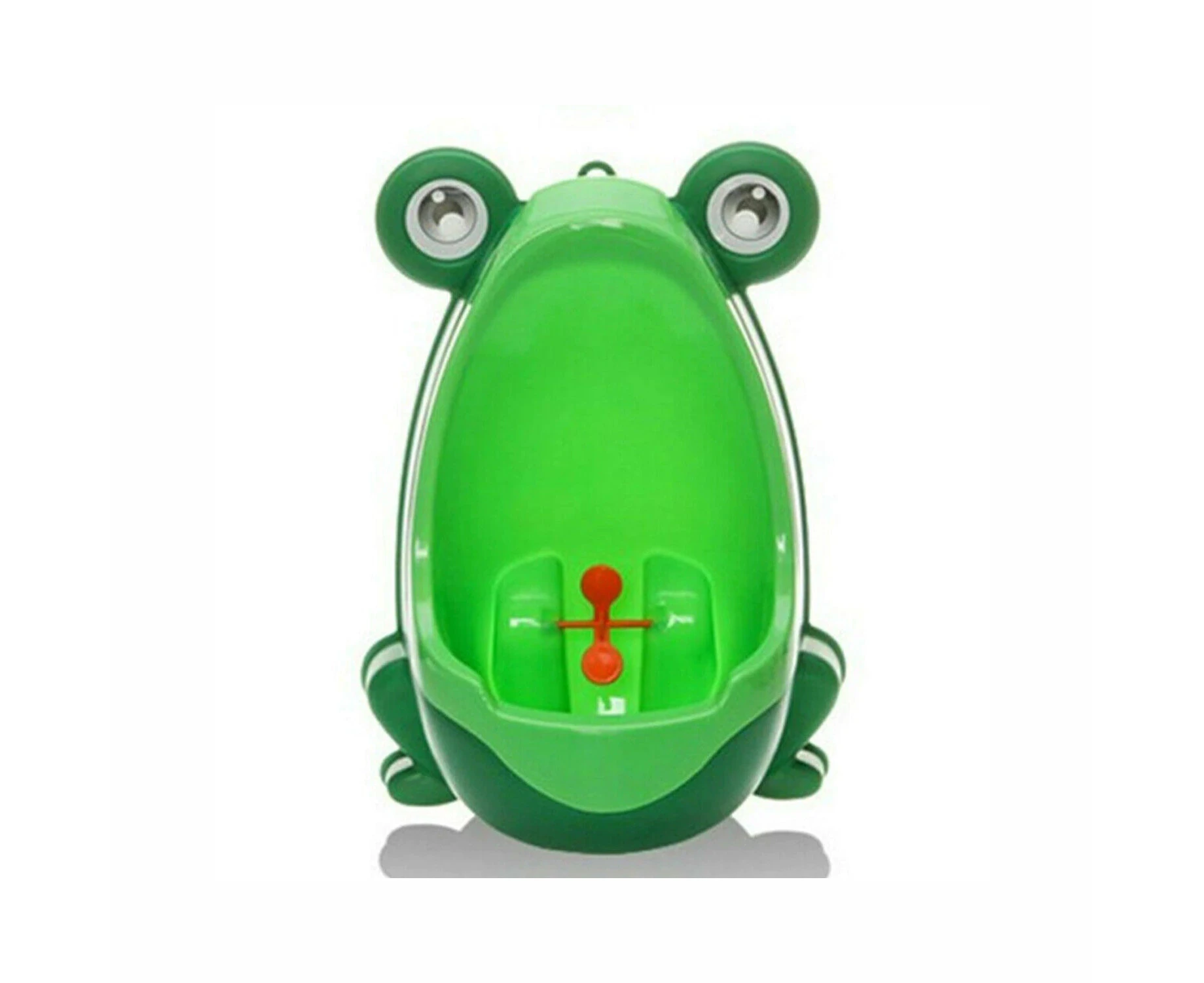 Kid Potty Toilet Training Cute Frog Shaped Bathroom Urinal Boys Pee Trainer - Green