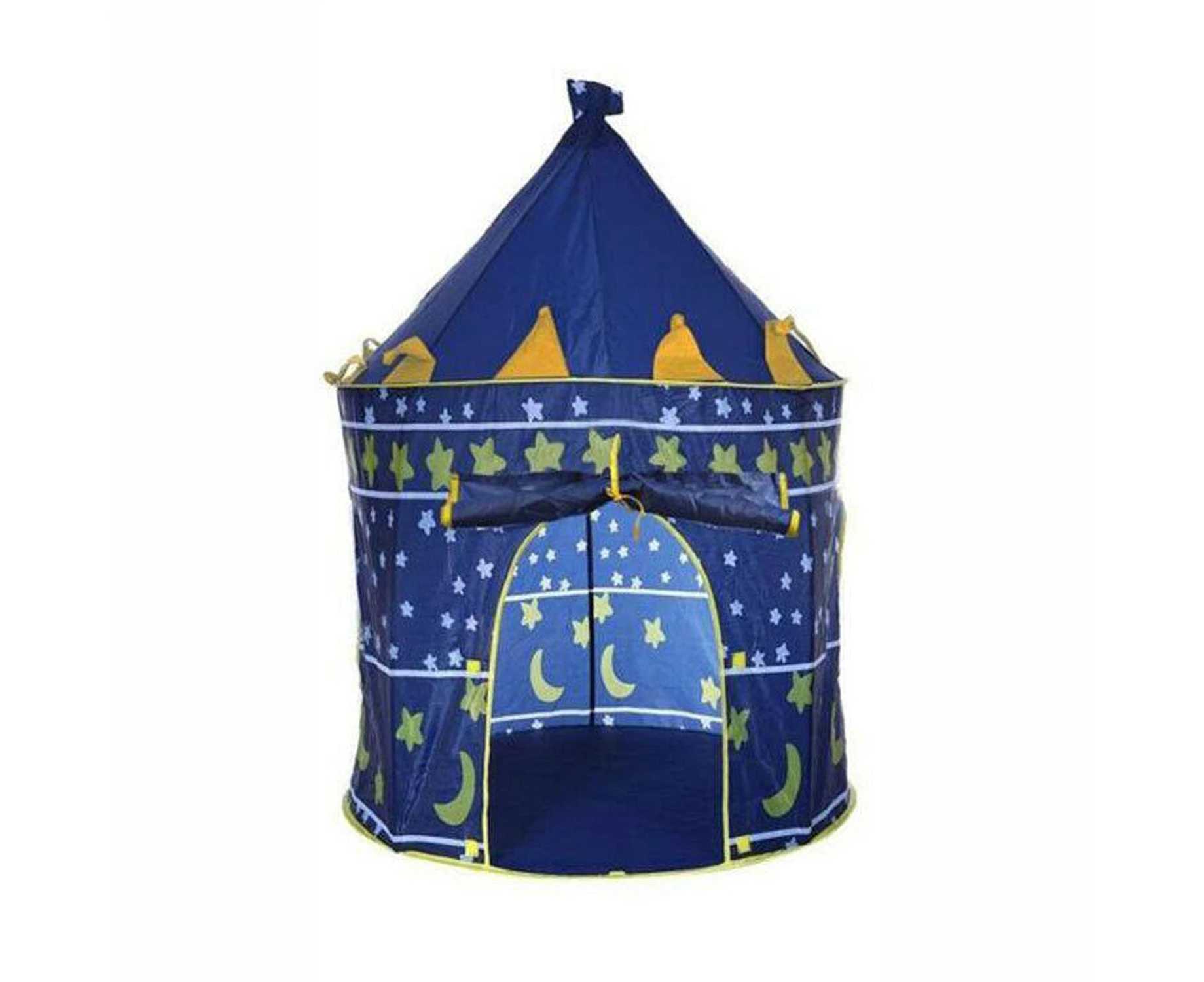 Kids Playhouse Play Tent Pop Up Indoor Outdoor Girls Boys Gift - Blue Castle