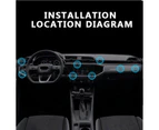 Universal Car Mount Magnetic Holder Magnet Dashboard Mobile Phone Dash Stand - Black