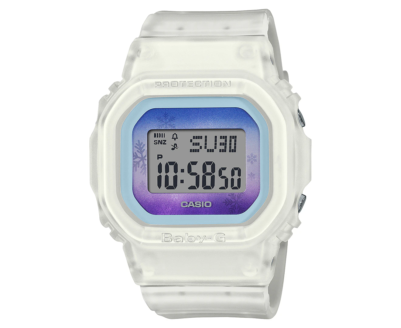 Baby-G Shock Resistant Transparent Womens Watch BGD560WL-7D