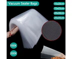 100PCS Vacuum Food Sealer Bags Saver Seal Storage Precut Commercial Grade