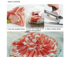 Commercial Large Manual Frozen Meat Food Slicer Beef Mutton Roll Cheese Cutter