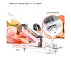 Commercial Large Manual Frozen Meat Food Slicer Beef Mutton Roll Cheese Cutter