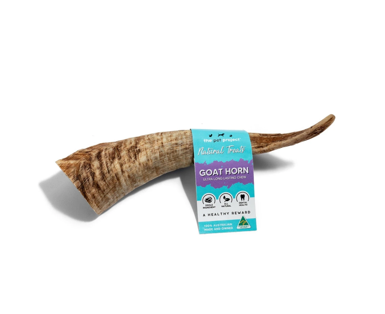 NATURAL WHOLE GOAT HORN