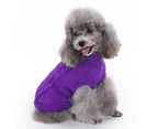 Dog Pet Warm Sweater Jumper Winter Knitwear Jacket Coat Puppy Clothes Soft