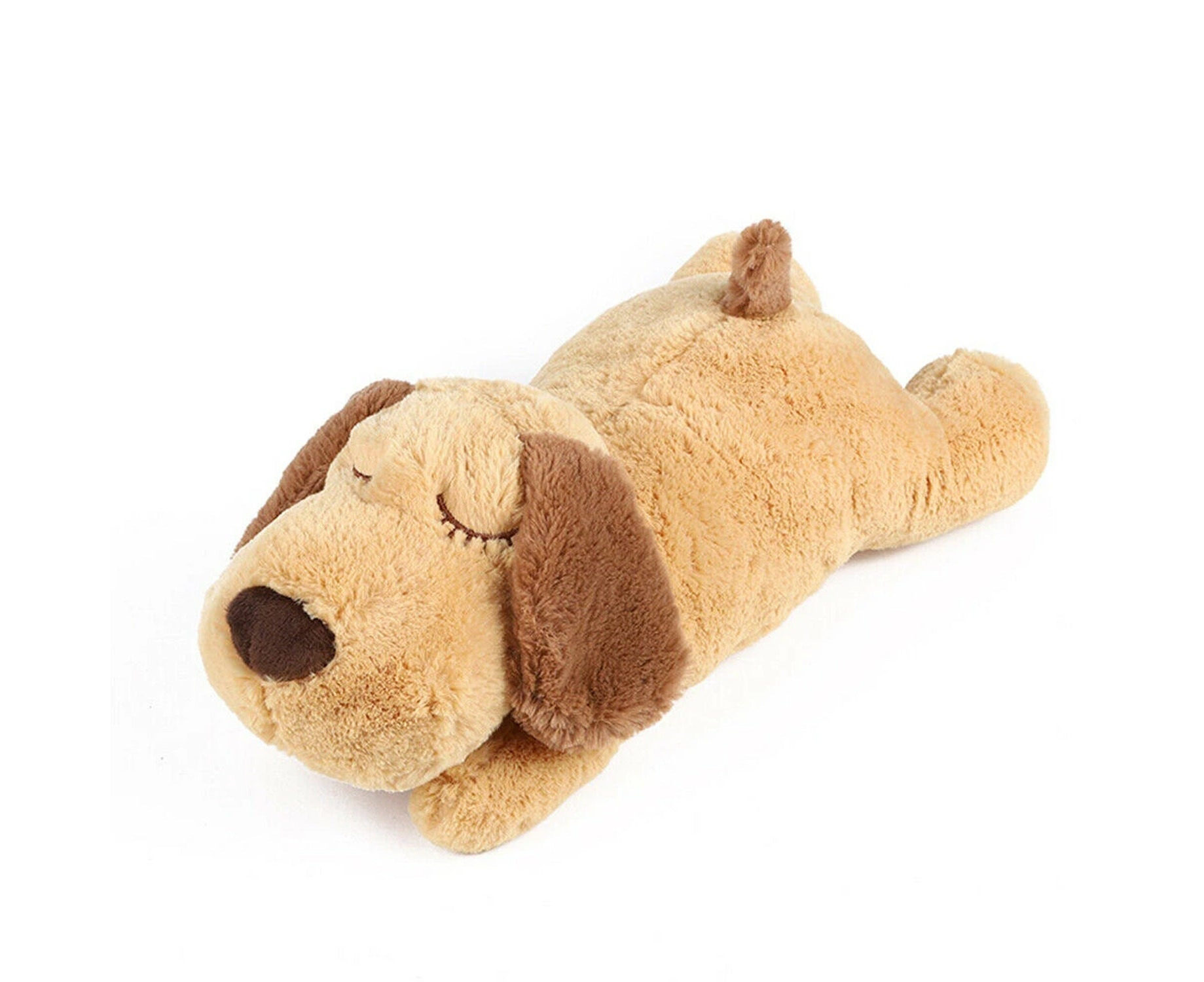 Plush toy with shop heartbeat for puppy