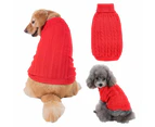 Dog Pet Warm Sweater Jumper Winter Knitwear Jacket Coat Puppy Clothes Soft