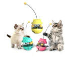 Cat Treat Dispenser Toy Ball Kitten SelfPlay Interactive Tumbler - Green