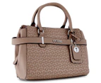 GUESS Amana Small Satchel - Taupe