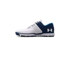 Under Armour Charged Medal RST Wide (E) Golf Shoes - White/Academy -  Mens Synthetic