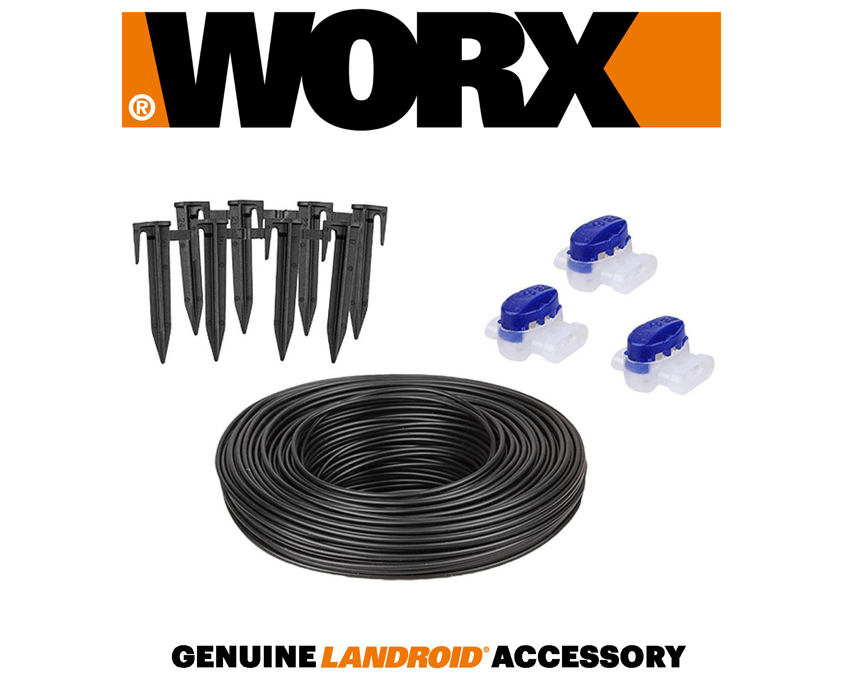 WORX LANDROID Robotic Lawn Mower Installation Kit 50m wire 70