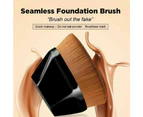 High-Density Seamless Foundation Brush Makeup Brushes BB CC Cream Loose Powder - Pink
