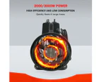 Electric Portable Industrial Fan Heater 2000/3000W Fast Heating Warm Air Blower