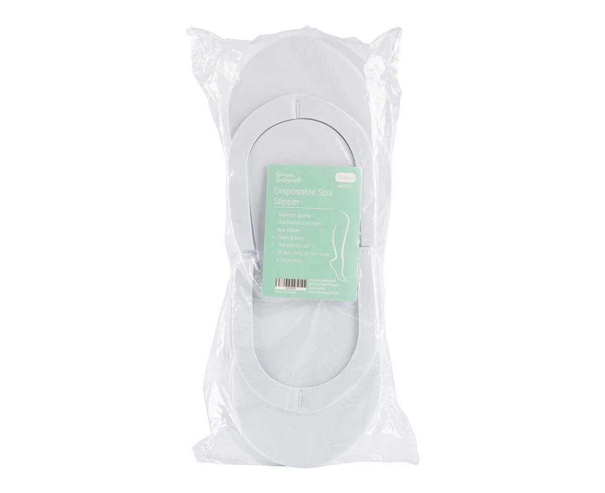 Giorgia Antognelli Disposable Spa Slipper 12Pk