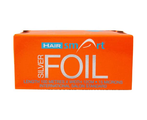 Hair Smart Silver Foil 100m Roll 12cm wide 15 micron