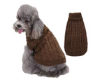 Dog Pet Warm Sweater Jumper Winter Knitwear Jacket Coat Puppy Clothes Soft