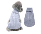 Dog Pet Warm Sweater Jumper Winter Knitwear Jacket Coat Puppy Clothes Soft