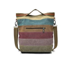 Nevenka Womens Shoulder Bags Canvas Multi-Color Casual Messenger Bag