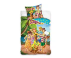 Scooby Doo 100&#37; Cotton Single Duvet Cover and Pillowcase Set - European Size
