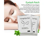 50 Pairs Under Eye Curve Eyelash Extensions Pads Gel Patch Lint Free Lash - Gold