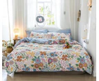 3D Colorful Floral 14074 Quilt Cover Set Bedding Set Pillowcases Duvet Cover KING SINGLE DOUBLE QUEEN KING