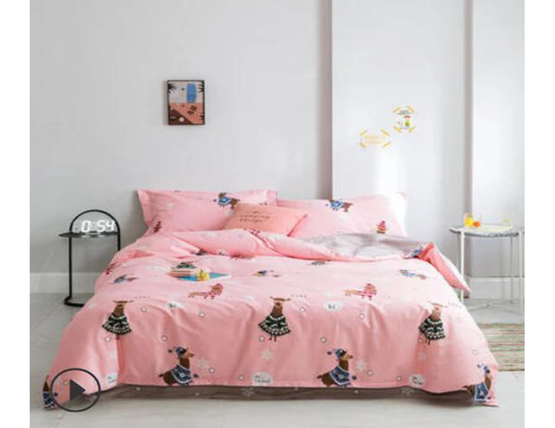 3D Bear In Skirt 14097 Quilt Cover Set Bedding Set Pillowcases Duvet Cover KING SINGLE DOUBLE QUEEN KING