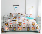 3D Bear Koala 14088 Quilt Cover Set Bedding Set Pillowcases Duvet Cover KING SINGLE DOUBLE QUEEN KING