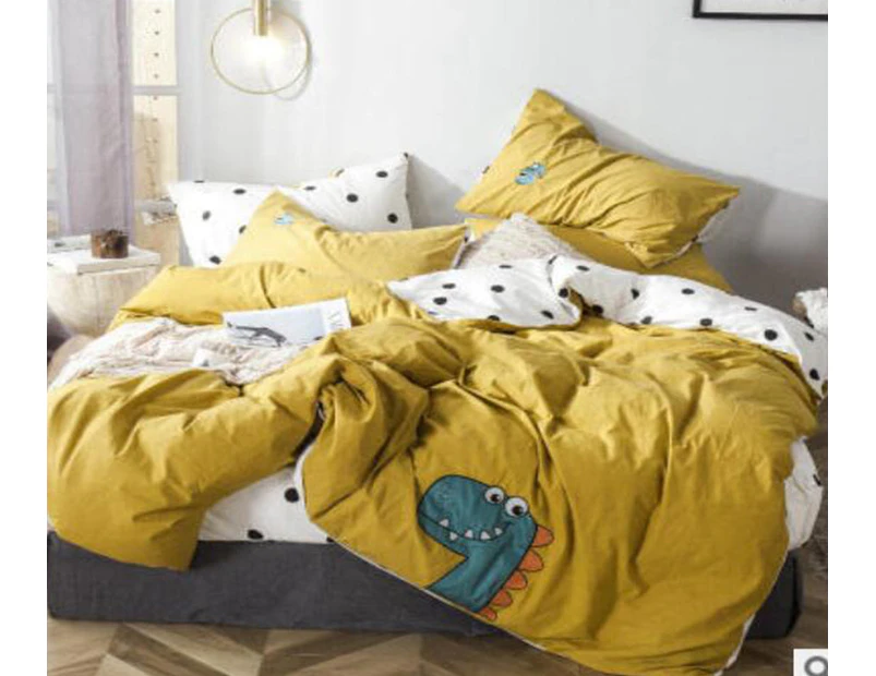 3D Khaki Dinosaur 14039 Quilt Cover Set Bedding Set Pillowcases Duvet Cover KING SINGLE DOUBLE QUEEN KING