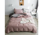 3D Gray Pink Small Lattice 14042 Quilt Cover Set Bedding Set Pillowcases Duvet Cover KING SINGLE DOUBLE QUEEN KING