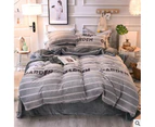 3D Gray Bars 14002 Quilt Cover Set Bedding Set Pillowcases Duvet Cover KING SINGLE DOUBLE QUEEN KING