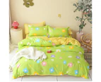 3D Grass Green Background Floret 12140 Quilt Cover Set Bedding Set Pillowcases Duvet Cover KING SINGLE DOUBLE QUEEN KING