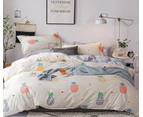 3D Colored Pineapple 12139 Quilt Cover Set Bedding Set Pillowcases Duvet Cover KING SINGLE DOUBLE QUEEN KING