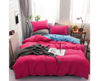 3D Rose Red Sky Blue 12106 Quilt Cover Set Bedding Set Pillowcases Duvet Cover KING SINGLE DOUBLE QUEEN KING