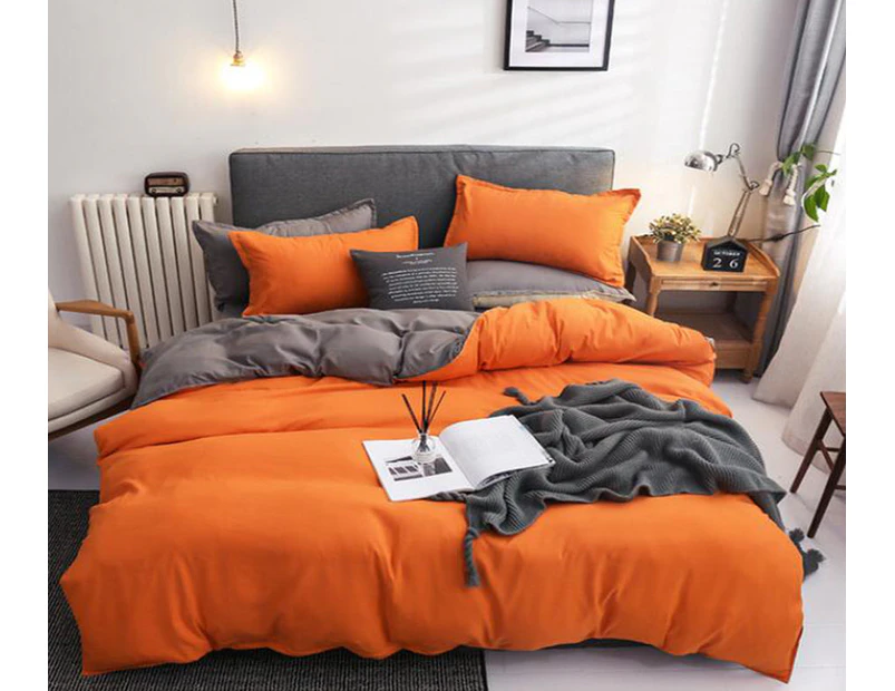3D Orange 12103 Quilt Cover Set Bedding Set Pillowcases Duvet Cover KING SINGLE DOUBLE QUEEN KING