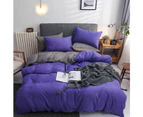 3D Purple Gray 12108 Quilt Cover Set Bedding Set Pillowcases Duvet Cover KING SINGLE DOUBLE QUEEN KING