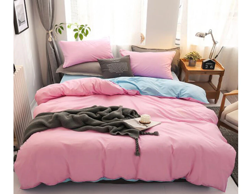 3D Pink 12100 Quilt Cover Set Bedding Set Pillowcases Duvet Cover KING SINGLE DOUBLE QUEEN KING