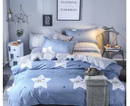3D Five-Pointed Star 12066 Quilt Cover Set Bedding Set Pillowcases Duvet Cover KING SINGLE DOUBLE QUEEN KING