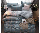3D Dark Gray Grid Stripe 12059 Quilt Cover Set Bedding Set Pillowcases Duvet Cover KING SINGLE DOUBLE QUEEN KING