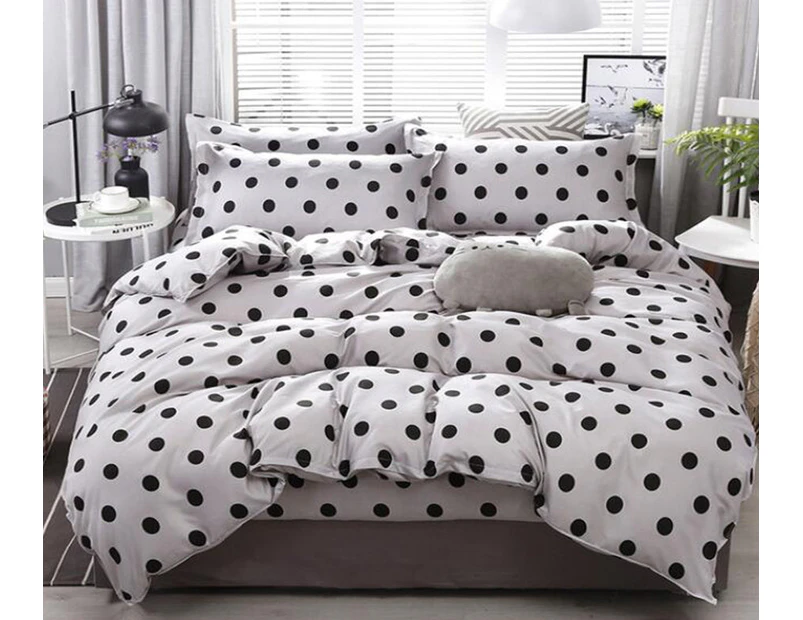 3D Black Dots 12047 Quilt Cover Set Bedding Set Pillowcases Duvet Cover KING SINGLE DOUBLE QUEEN KING