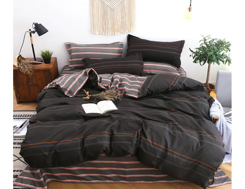 3D Black Brown Bars 12034 Quilt Cover Set Bedding Set Pillowcases Duvet Cover KING SINGLE DOUBLE QUEEN KING