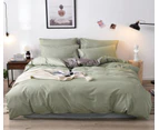 3D Green Grid 12025 Quilt Cover Set Bedding Set Pillowcases Duvet Cover KING SINGLE DOUBLE QUEEN KING