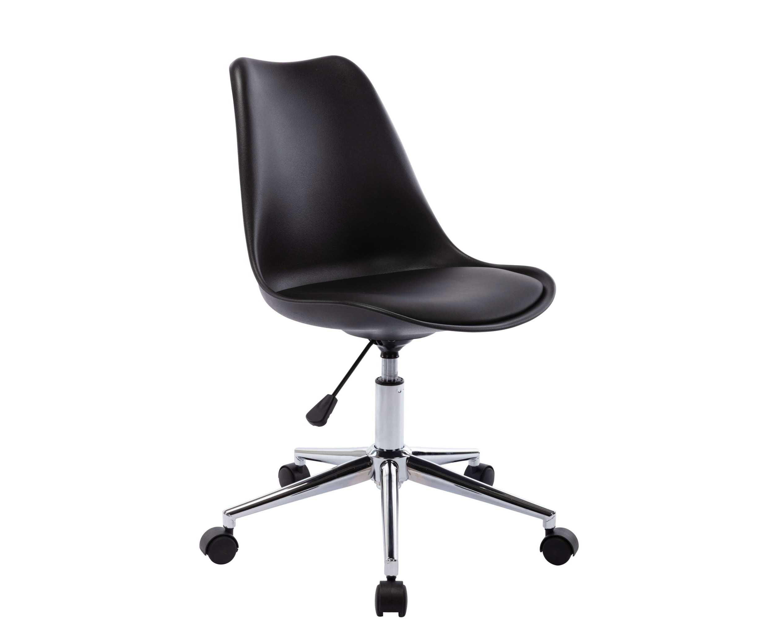 armless swivel office chair