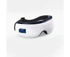 Electric Eye Massage Air Pressure Heat Compression Vibration Bluetooth Wireless - White