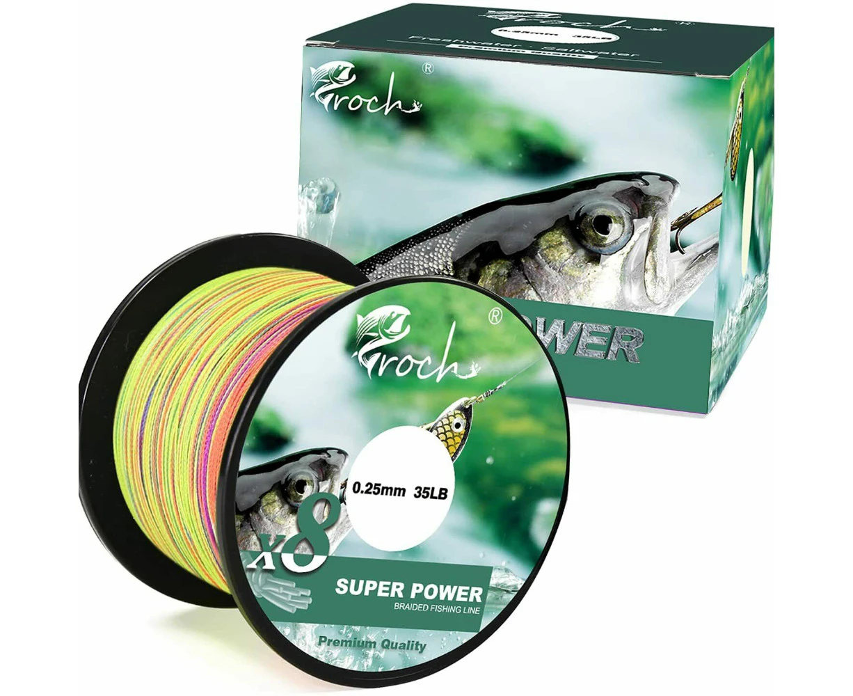 0.16mm 20LB Multi-Color Fishing Line 8 Strands Braided Lines 1000M