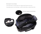 WEB Diaper Tote Bag Messenger Bag for Mom-Black