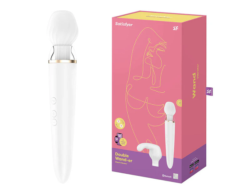 Satisfyer Double Wand-Er Including Bluetooth and App