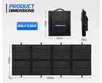 ATEM POWER 200W 12V Folding Solar Panel Solar Mat Blanket Kit Camping Charger