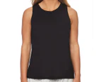 French Connection Women's Solid Modal Flare Tank Top - Black